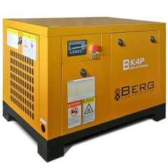 Промышленный винтовой компрессор BERG ВК-4Р-E/8 бар с ременным частотно-регулируемым приводом