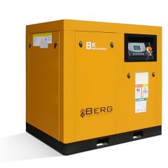 Промышленный винтовой компрессор BERG ВК-22Р-E/10 бар с ременным частотно-регулируемым приводом