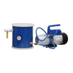 Вакуумная камера для дегазации Militech D 377 H 400 c насосом 4D