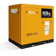 Промышленный винтовой компрессор BERG ВК-22-E/12 бар с прямым частотно-регулируемым приводом